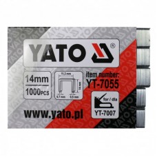 YATO Set de 1000 capse 14mm /0.7x11.3 mm ..